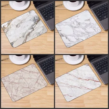 

Mairuige Modern Faux Gold Glitter Marble Unique Desktop Pad Rectangle Mousepads Computer Animation Rectangular MouseMat Mice Pad
