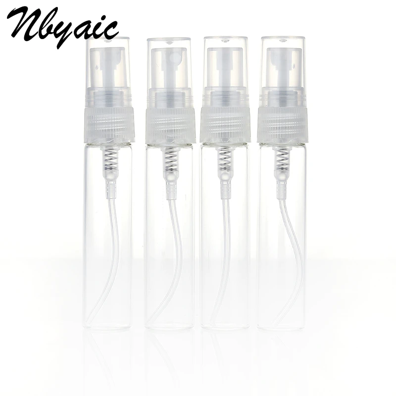 Портативный мини флакон для духов Nbyaic, 5 шт., пустая стеклянная бутылка, бутилированный Тонер для косметики, распылитель 2 мл, 3 мл, 5 мл, 10 мл|Многоразовые бутылки|   | АлиЭкспресс