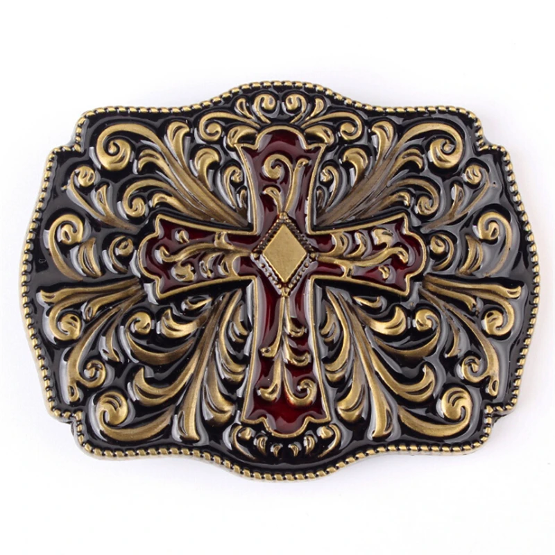 www.semashow.com : Buy Wholesale belt buckles metal Cross arabesque pattern leather belt clip ...