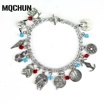 

MOCHUN STAR WARS Charm Bracelet Vintage Alloy Jewelry for Fans Collection Link Chain Bracelet for Women Wholesale Retail-25
