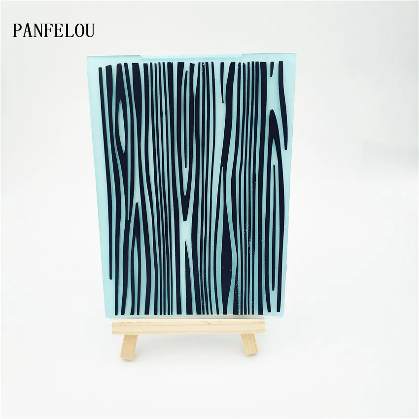 

PANFELOU Annual ring Embossing folders Plastic For Scrapbooking DIY Template Fondant Cake Photo Album Card Making