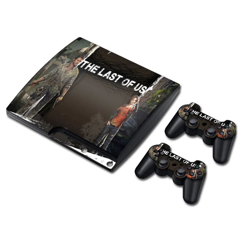 

Vinyl Decal Skin/stickers Wrap for Ps3 Slim Play Station 3 Console and 2 Controllers The last of us TN-P3Slim-3270