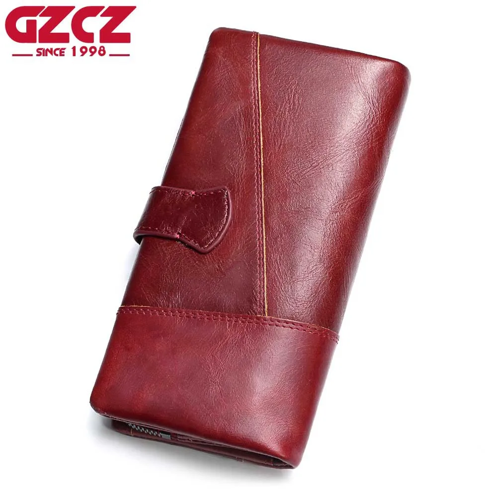 

Genuine Leather Women Wallet Female Clamp For Money Vintage Small Walet Zipper Design Portomonee Woman Vallets Mini Purse