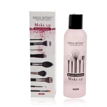 

180ml Cleaner Fluid Professional Makeup Tools Liquid Quickly Cleaning Blush Puff Sponge Cleanser Remover Tool