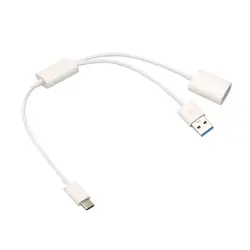 USB-C USB 3.1 Тип C Мужской разъем для Женский OTG кабель для передачи данных с extral Мощность удобство 17aug29 hh33