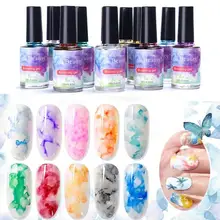 15 пилка для ногтей набор акварельных чернильных лаков гель цветение дым Цветной Гель-лак Smudge Bubble пигмент клей для ногтей