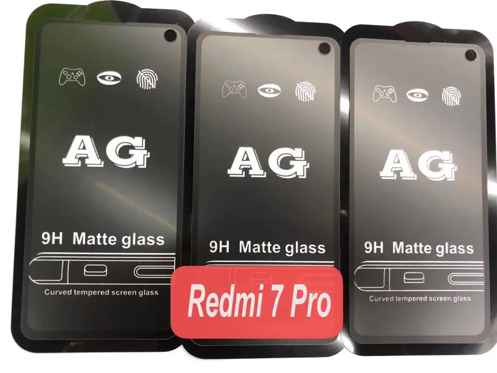 10 шт. AG матовое закаленное стекло для Xiaomi Redmi Note 7 6 Pro GO K20 S2 защита экрана против царапин Взрывозащищенная защитная пленка