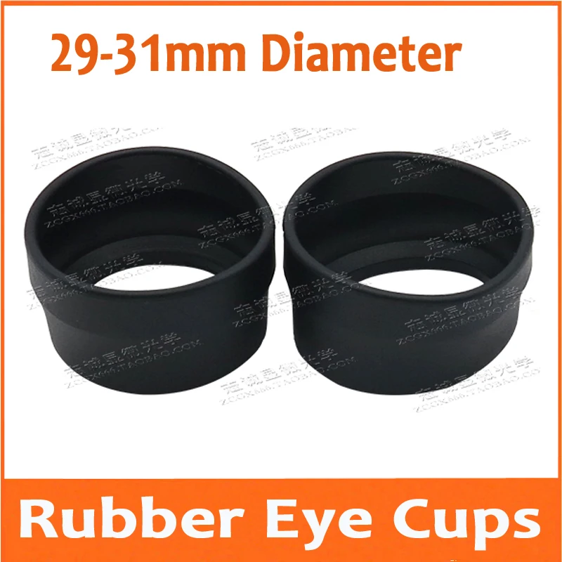 

29-31mm Diameter Biological Stereo Microscope Telescope Monocular Binoculars Eyepiece Lens Use Rubber Eye Guards Eye Shield Cups