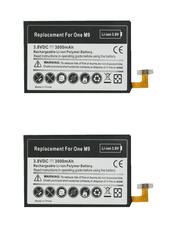Ciszean 1x3000mAh B0PGE100 / BOPGE100 сменная батарея для HTC One M9 + M9W Plus M9pt Hima Ultra 0PJA10 0PJA13|battery for|battery