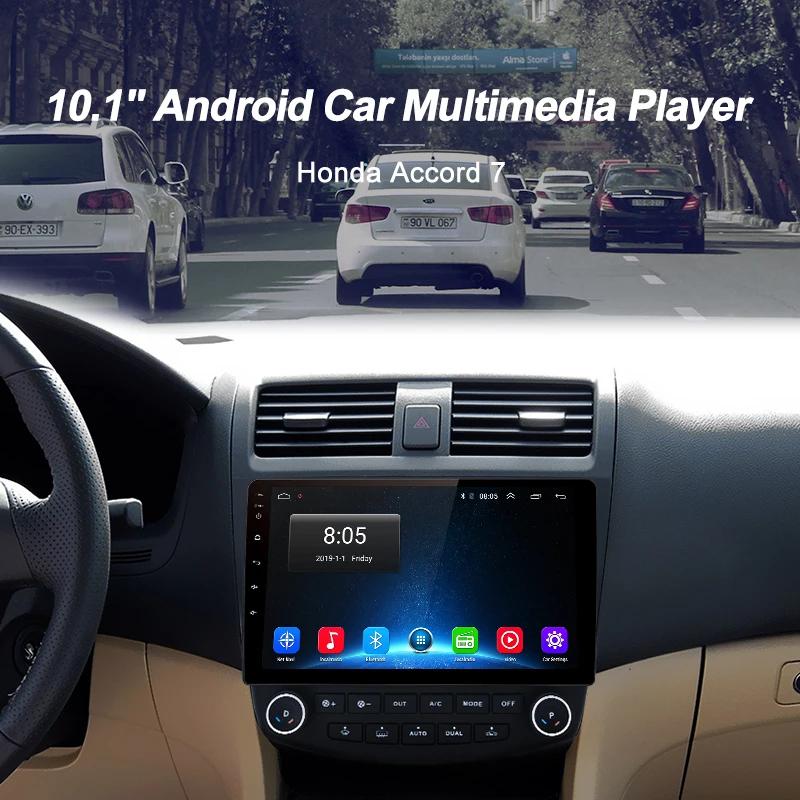 Junsun 2G+ 32G Android 9,0 для honda accord 7 2003-2007 Авто 2 din Радио стерео плеер Bluetooth gps навигация нет 2din dvd