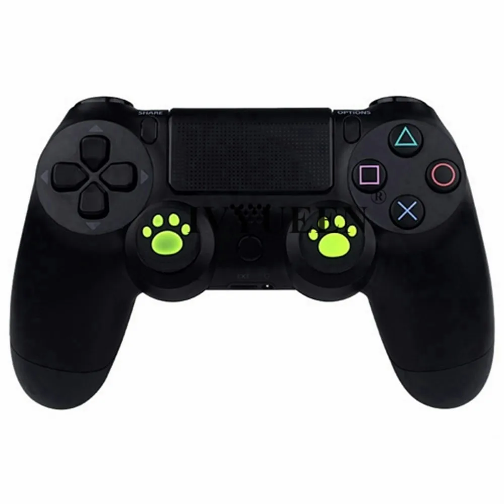 IVYUEEN 2 шт. для sony Dualshock playstation 4 PS4 Pro тонкий контроллер силиконовые аналоговые накладки на Джойстик Крышки для X Box One X/S