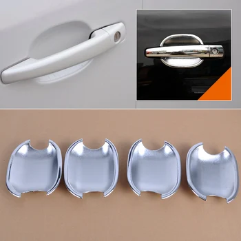 

beler New Tripled Chrome Door Handle/Catch Bowl Cup Cover Trim for Peugeot 207 308 407 2008-2010 For Citroen C4 C6 C4 Picasso