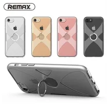 Оригинал Remax Для iphone 7/7 plus ТПУ Case + Жесткий ПК Рамка прохладный X Стиль 360 Градусов Поворот Металл Палец Кольцо Kickstand Задняя крышка