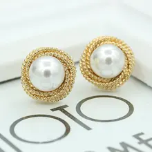 Новинка, модные серьги для женщин, жемчужные женские серьги-гвоздики с жемчугом, подарок на свадьбу