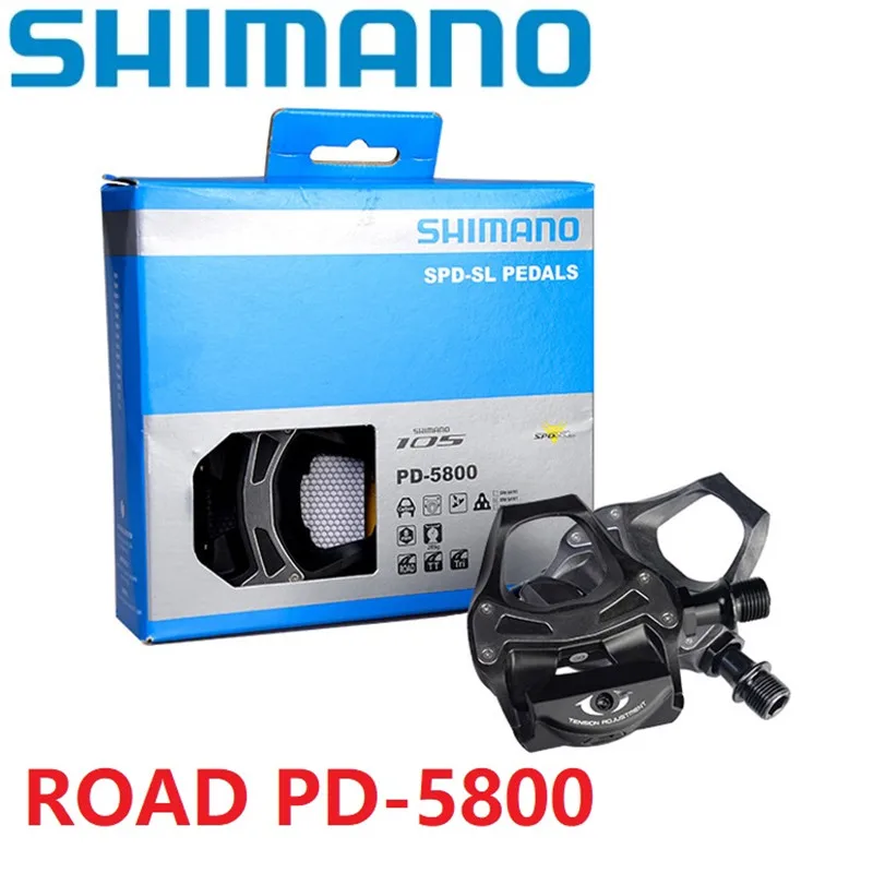 

Shimano 105 PD 5800 Road Bicycle Pedal Carbon Fiber Composite Material Ultralight Pedal PD-5800 Road Pedal With SH11 Cleat Set