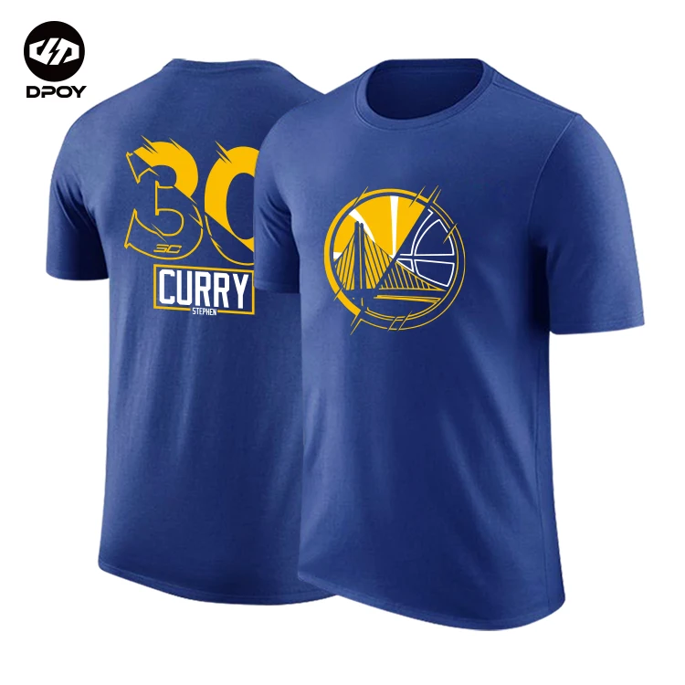 

Golden State Klay Thompson Stephen Curry D'Angelo Russell T-shirt cotton sports basketball t-shirt dpoy brand