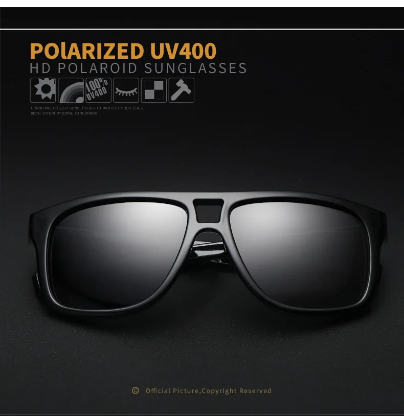 YOOSKE модные брендовые поляризованные солнцезащитные очки для мужчин и женщин, Винтажные Солнцезащитные очки, Классические уличные очки для вождения для мужчин и женщин