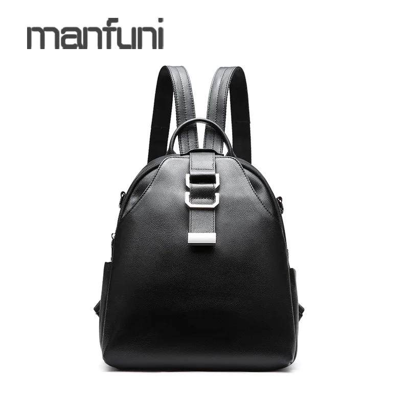 

Backpack Female Genuine Leather Soft School Backpack For Girls Fashion Back Pack Sac A Dos Femme Woman Luxury Lager Backpacks