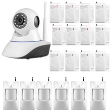 720 P Ip-камера Wi-Fi Сигнализация для Дома Охранной Сигнализации Датчик Тревоги ПИР Motion Инфракрасный Детектор Датчик Двери