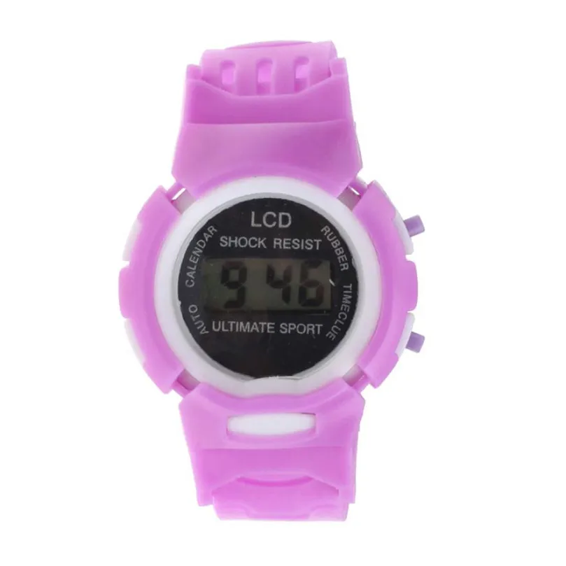 

Fashion Children Watch Boys Girls Students Time Clock Electronic Digital LCD Wrist Sport Watch dropshopping free shipping #40