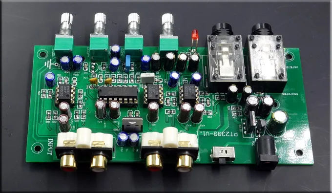 OF1 JRC5532+ PT2399 микрофон караоке микшер система реверберации эффекты телевидение K песня микрофон усилитель предусилитель