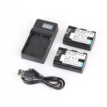 For Canon EOS 5DS EOS 6D EOS 7D 7D Mark II LP-E6 Charger with LED LCD Display + 1 LP-E6 2200mAh Battery