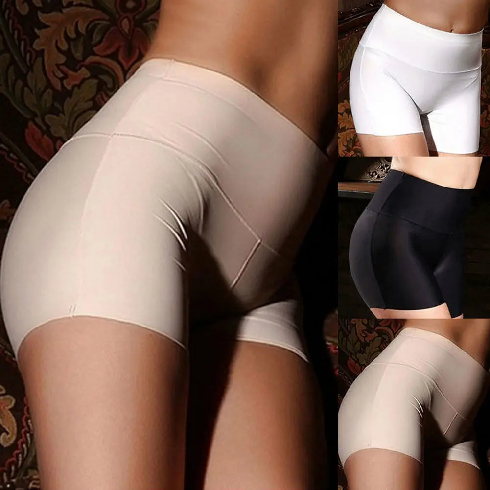 

Newest Women Solid Casual Seamless Safety High Waist Short Pants Female Summer Soft Cotton Under Skirt Shorts Breathable Tights