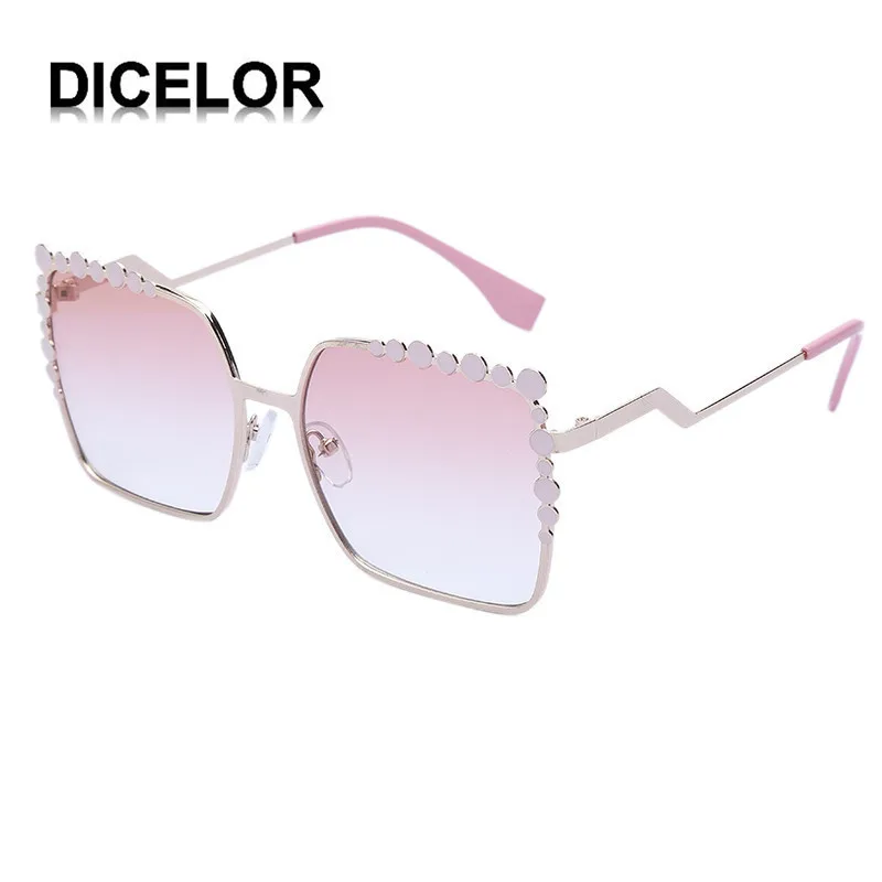 DICELOR Brand Goddess Tears Sunglasses 2017 Newest Fashion Crystal Women Sunglasses Pink Designer Sunglasses font b