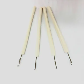 

4PCS Crochet Work Hook & Latch Tool Set Spare part for Silver Reed Brother Singer Knitting machine 4.5mm Gauge KH868 KH940