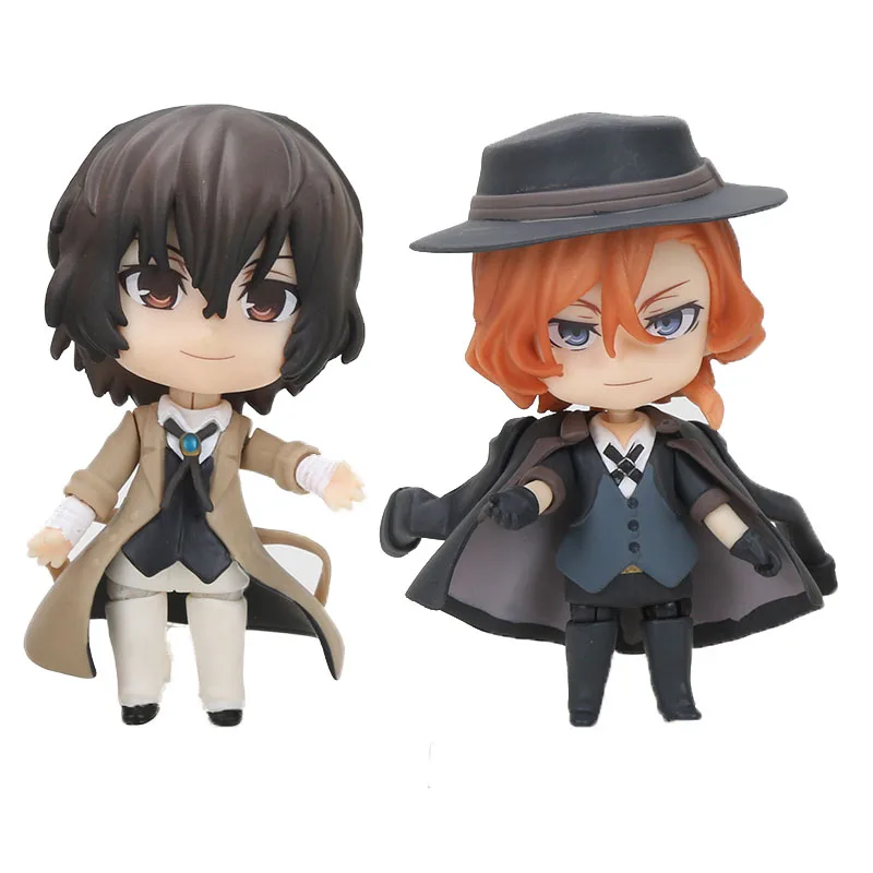

Anime figura Nendoroid figma Bungo Stray Dogs 657 676 Dazai Osamu Nakahara Chuya Action Figure Model Toy
