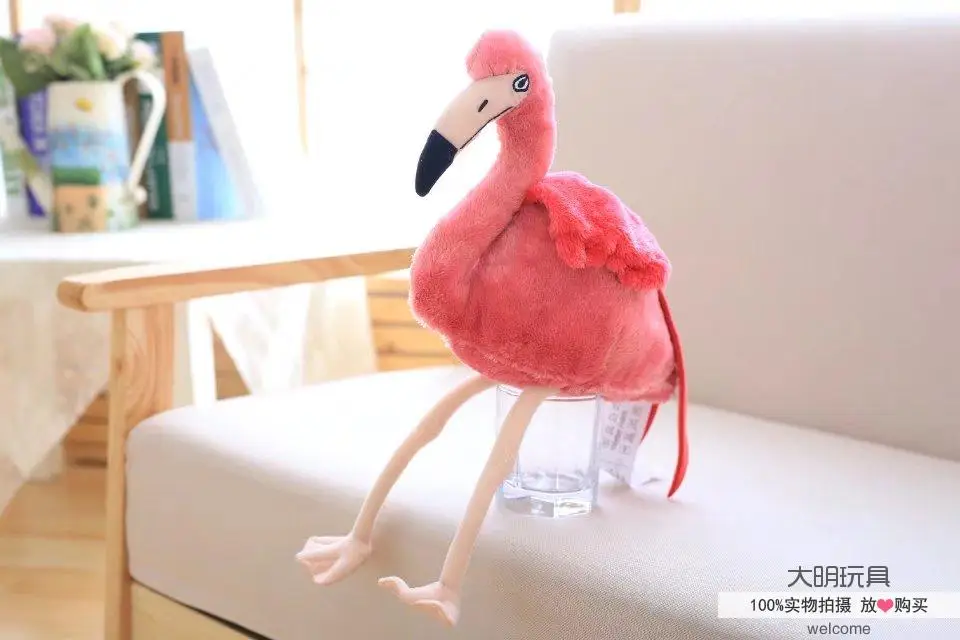 Мультфильм 1 шт. 30 см Симпатичные Фламинго Фаршированные Мягкие игрушки детям подарки на день рождения