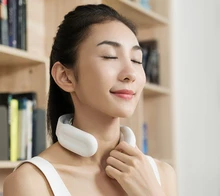 Wireless smart High quality Electric Pulse Back and Neck Massager Far Infrared Heating Pain Relief Tool Health Care Relaxation