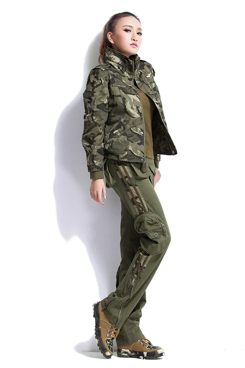 Большие размеры, брюки-карго для женщин, зимняя Военная одежда, тактические штаны, много карманов, хлопок, джоггеры, спортивные штаны, армейские зеленые брюки