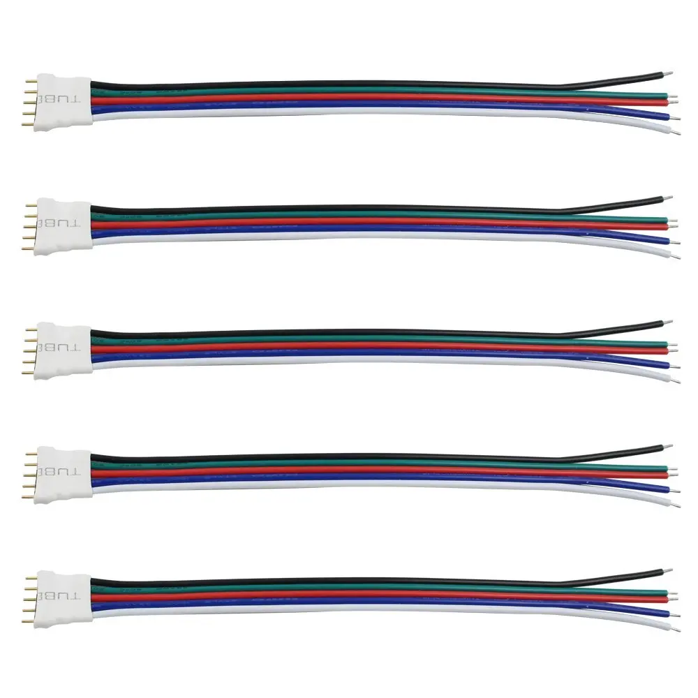 4pin 5pin 6pin Мужской Женский Кабель-адаптер для контроллера 5050 3528 SMD RGB RGBW RGB+ CCT светодиодный светильник 5 шт