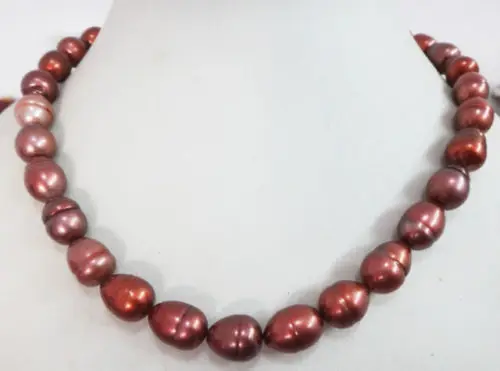 

feel shipping 0007 natural south sea chocolate pearl necklace
