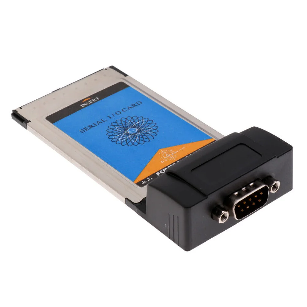 PCMCIA к RS232 последовательный I/O DB9 USB порт Cardbus карты конвертер для ноутбука