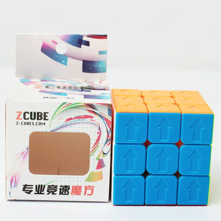 

Zcube Frosted Version Red Cube Stickerless Puzzle Arrow Sodoku Version Magic Cube Puzzle Toys for Competition Challenge