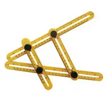 TGR Angle izer Four Sided Ruler Measuring Instrument Slide Template Tools