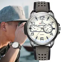 Реглан для мужчин наручные часы Мода кварц Высокое качество кожа Blu Ray стекло часы для мужчин s творческий человек часы