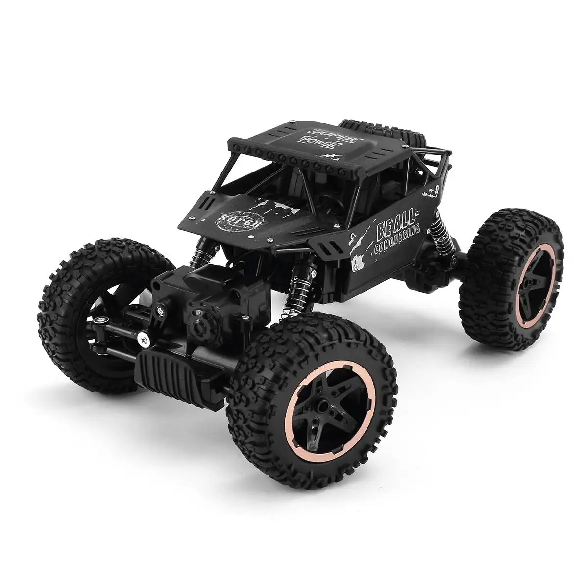 1: 18 48 км/ч RC автомобиль 4WD грузовик 2,4 ГГц один ключ трансформации вездеход восхождение автомобиля дистанционного Управление игрушки - Цвет: Черный