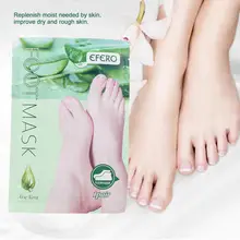 С алоэ, увлажняет ног носки с масками, удалить омертвевшие чешуйки кожи, забота о ногах, питательный Отшелушивающий пилинг маска педикюрные носочки 38 г