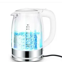 Электрический чайник стеклянный Электрический с 2 л большой мощности автоматически анти-сухая защита