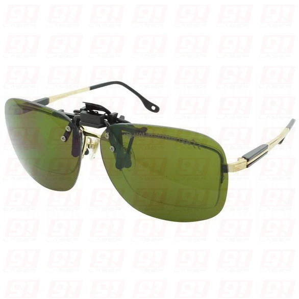 laser glasses for 190 450nm & 800 2000nm O.D.4 +, clip on reading