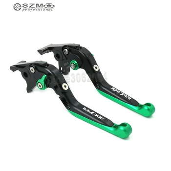

For KAWASAKI ZX7RR ZX-7RR ZX 7RR 1989-2003 2002 Motorcycle Folding Extendable Adjustable Brakes Clutch Levers With Logo