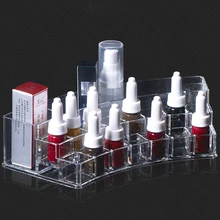 1 pcs Acrílico Cosméticos Make up Organizer Maquiagem Make up Organizer Caixa de Armazenamento de acessórios Microblading