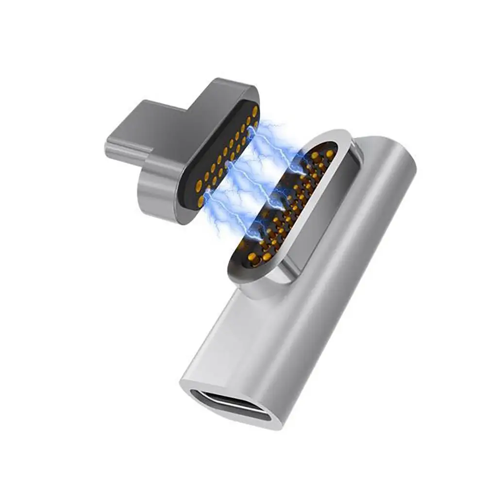Магнитный адаптер USB C 20 контактный с магнитом на 3 1 преобразователь поддержкой 86