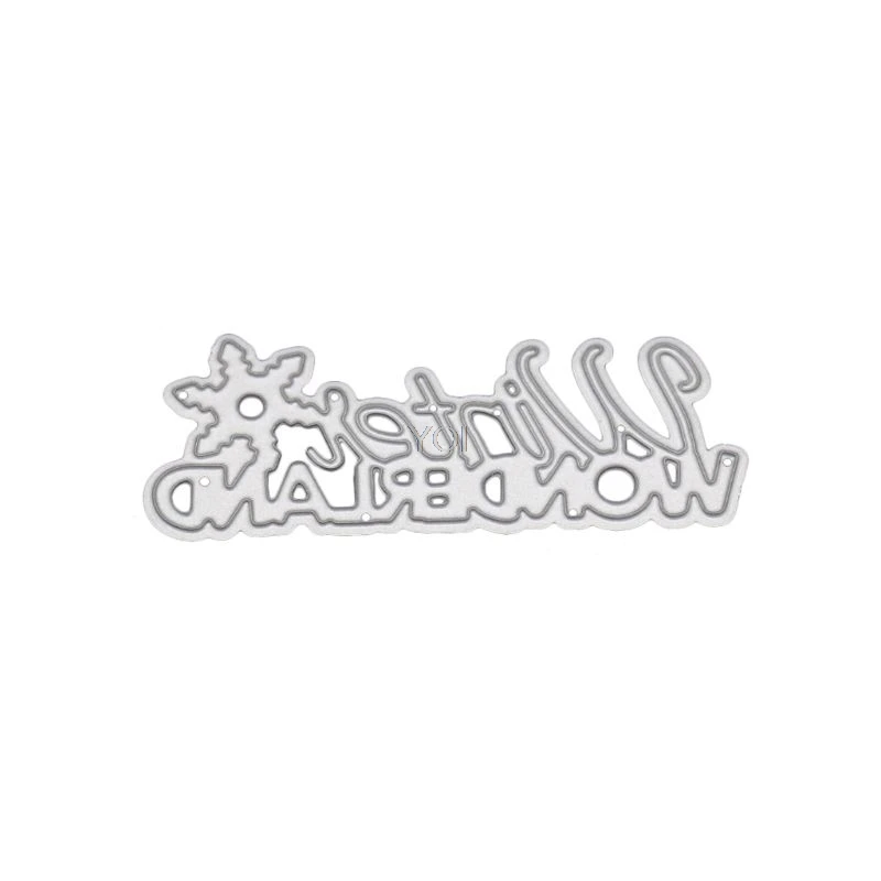 

Winter Wonderland Metal Cutting Dies Stencil Scrapbooking Embossing Paper Card