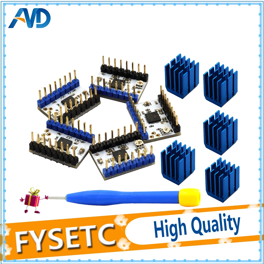 3d Printer Parts e Accessories driver + dissipador de calor Gift : Srewdrivers