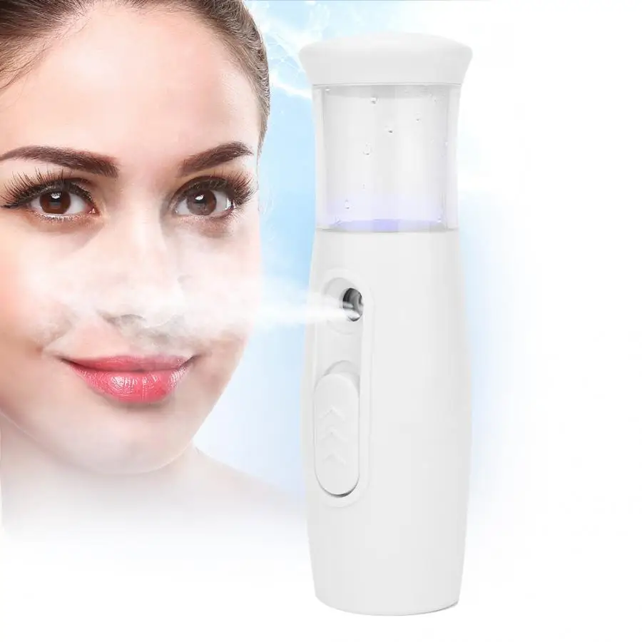 

30ML Handheld Nano Facial Mist Sprayer Cold Spray Hydrating Humidifier Atomization laser