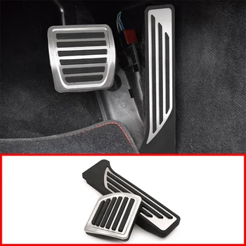 

2pcs Aluminum Alloy Anti-skid Accelerator Cover For Alfa Romeo Giulia 2017-2019 For Alfa Romeo Stelvio 2017-2019 Car Accessories